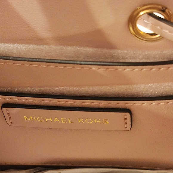 MICHAEL KORS SMALL MERCER BUCKET BAG/DK PWDR BLSH - Picture 7 of 17